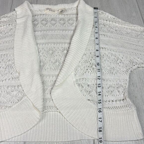 Allison Brittney knit open cardigan sweater XL - Picture 4 of 5